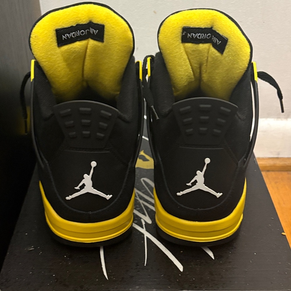 Jordan Black and Yellow Sneakers - Picture 2 of 8